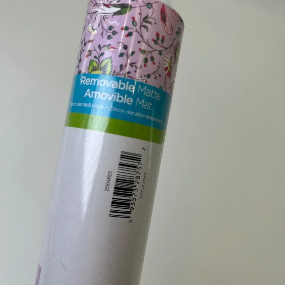 Cricut Anna Griffin Premium Vinyl Charlotte Sampler Six Sheets 12x12 Removable
